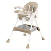 Chaise haute bébé beige minimaliste avec design moderne et plateau repas ajustable - Bébé Lova