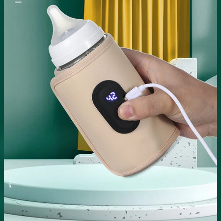 Chauffe-biberon portable USB branché pour réchauffer le lait de bébé - Bébé Lova