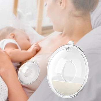 Collecteur de lait maternel en silicone utilisé pendant l’allaitement avec bébé - Bébé Lova