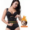 Corset sauna noir effet chauffant pour favoriser la transpiration et affiner la silhouette - Bébé Lova