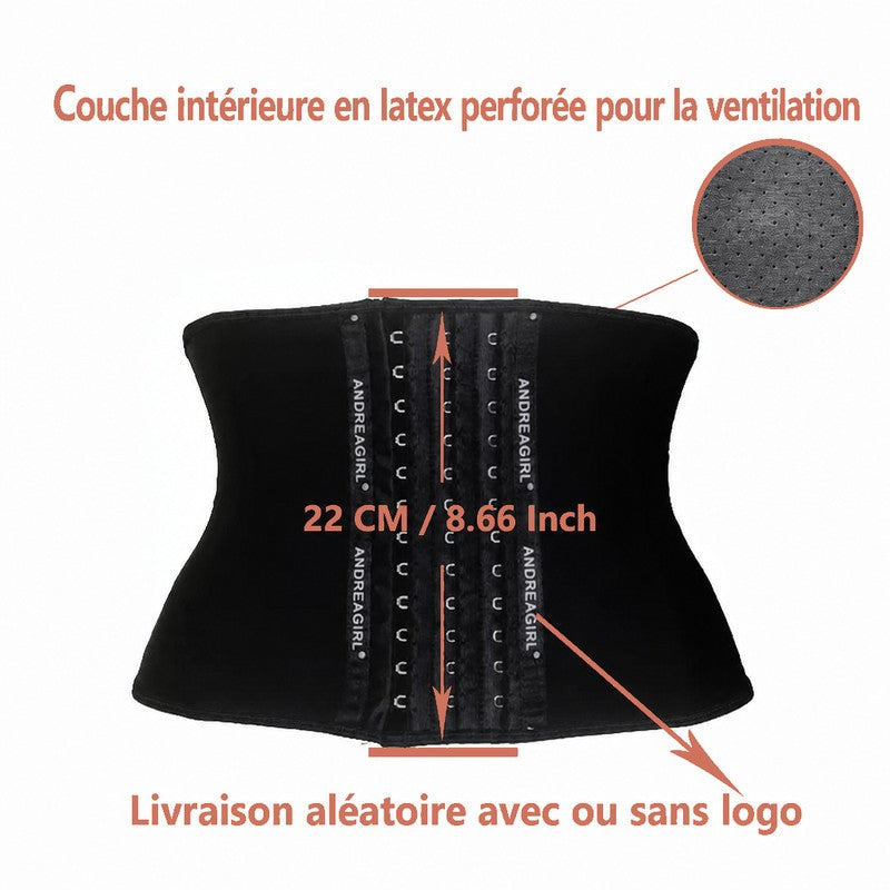 WaistCorset détail couche latex perforée note livraison logo aléatoire - Bébé Lova
