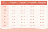 Guide des tailles WaistCorset 2XS à 2XL mesures tour taille hanches cm pouces - Bébé Lova