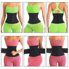 Présentation du corset gainant noir porté avec tenue de sport verte sous plusieurs angles - Bébé Lova