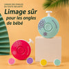 Coupe-ongles électrique bébé SixHead rose et vert avec embouts de limage colorés - Bébé Lova