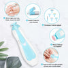 Étapes d’utilisation du coupe-ongles électrique bébé avec embouts adaptés - Bébé Lova