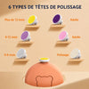 Six types de têtes de polissage pour coupe-ongles électrique bébé et adulte - Bébé Lova