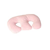 TwinPillow coussin biface rose vue dessus - Bébé Lova
