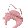 Coussin d'allaitement ergonomique NurseWrap coloris rose motifs chats avec sangle réglable et cale-tête - Bébé Lova