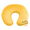 Coussin d’allaitement jaune moutarde en forme U avec revêtement ultra doux - Bébé Lova
