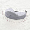 Dimensions détaillées du coussin d'allaitement ergonomique avec barrière de maintien - Bébé Lova