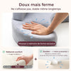 Mousse à mémoire de forme offrant maintien ferme et confort durable pour l'allaitement - Bébé Lova