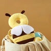 Coussin anti-chute bébé en forme d'abeille jaune en maille 3D respirante - Bébé Lova