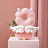 Coussin anti-chute bébé rose en maille respirante avec ailes blanches - Bébé Lova