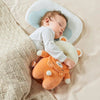 Coussin anti-chute ours orange avec oreiller bleu - Bébé Lova