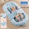 Coussin anti-reflux bébé bleu ciel avec maintien ergonomique et couchage confortable - Bébé Lova