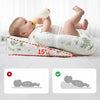 Bébé nourri au biberon sur coussin incliné anti-reflux à 15 degrés - Bébé Lova