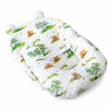 Coussin anti-reflux bébé motif oursons et nature sur fond blanc - Bébé Lova