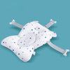 Coussin de bain bébé flottant motif étoiles bleu vu de dessus - Bébé Lova
