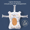 Coussin de bain bébé flottant BathPillow, surface coton et maille respirante - Bébé Lova