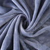 Détail PangPillow macro texture velours bleu douceur drapé tissu - Bébé Lova