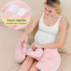 Femme enceinte coussin BonusPillow rose velcro réglable ajustable besoins - Bébé Lova