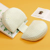 PlusoPillow vue 3D coussin auxiliaire sandwich vert magazine présentation - Bébé Lova