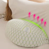 PlusoPillow respirabilité maximale flux air coussin vert détail technique - Bébé Lova