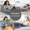 Infographie CPillow polyvalent 4 usages assise allongée lecture relaxation - Bébé Lova
