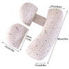Coussin LateralPillow composition 3 parties motif terrazzo blanc beige - Bébé Lova