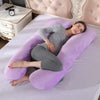 FleecePillow variante orchidée mannequin pyjama gris coussin U violet lit baroque - Bébé Lova