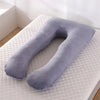 Coussin de grossesse lavande en forme U avec housse douce et moelleuse - Bébé Lova