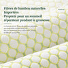 Détail tissu bambou USidePillow antibactérien naturel douceur peau - Bébé Lova