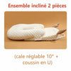 Ensemble incliné 2 pièces avec cale réglable et coussin en U - Bébé Lova