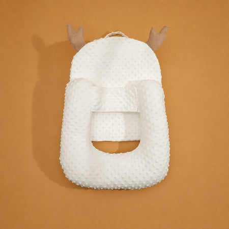 Vue de dessus du coussin anti-régurgitation avec maintien latéral intégré - Bébé Lova