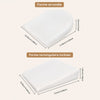 Schéma du coussin incliné rose avec mousse à mémoire et tissu respirant - Bébé Lova