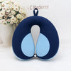 Coussin de voyage bébé bleu marine en forme de U avec soutien doux - Bébé Lova