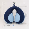 Dimensions du coussin de voyage bébé en forme de U bleu - Bébé Lova