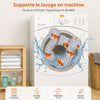 Coussin de voyage motif renard lavable en machine, hygiénique et durable - Bébé Lova