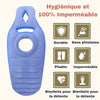Matelas gonflable de grossesse bleu imperméable et hygiénique avec surface durable sans phtalates - Bébé Lova