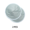 Coussinets d’allaitement gris lavables absorbants en bambou lot de 2 - Bébé Lova