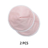 Coussinets d’allaitement rose lavables doux et respirants lot de 2 - Bébé Lova