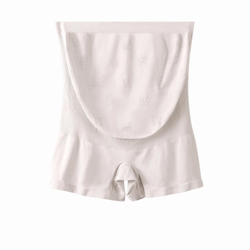 SafeBoxer culotte ivoire vue plat rabat taille haute sans couture maternité - Bébé Lova