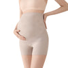 SafeBoxer culotte maternité taille haute beige vue face grossesse confort - Bébé Lova