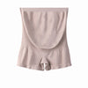 SafeBoxer culotte taupe vue plat rabat taille haute sans couture maternité - Bébé Lova