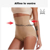 Culotte gainante taille haute beige avec compression abdominale et maintien ventre - Bébé Lova