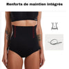 Culotte gainante noire avec renforts latéraux pour maintien optimal de la taille - Bébé Lova