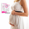 Future maman utilisant un doppler fœtal pour écouter les battements du bébé pendant la grossesse - Bébé Lova