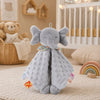 Doudou éléphant gris Elephantie peluche chambre bébé avec ours - Bébé Lova