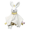 Doudou lapin Montessori crème avec anneau de dentition intégré - Bébé Lova