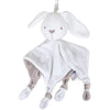 Doudou plat âne vert pastel avec anneau de dentition bleu - Bébé Lova